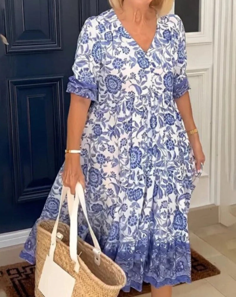 Nia™ | Elegant cotton summer dress