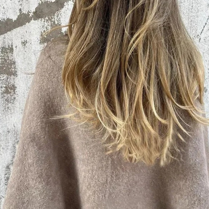 Elise™ | Short coat with chic flared sleeves