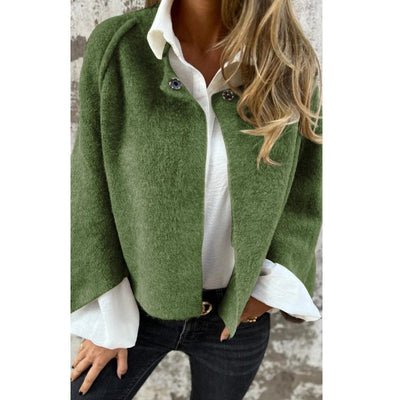 Elise™ | Short coat with chic flared sleeves