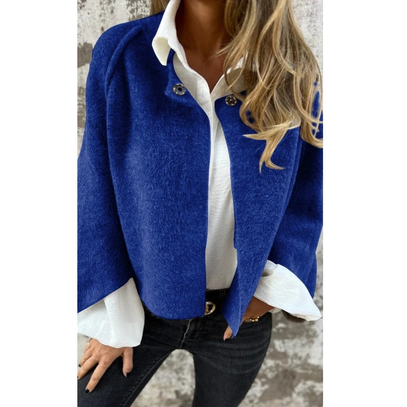 Elise™ | Short coat with chic flared sleeves